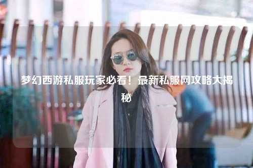 夢幻西游私服玩家必看！最新私服網(wǎng)攻略大揭秘
