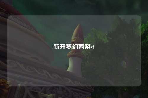 新開夢(mèng)幻西游sf