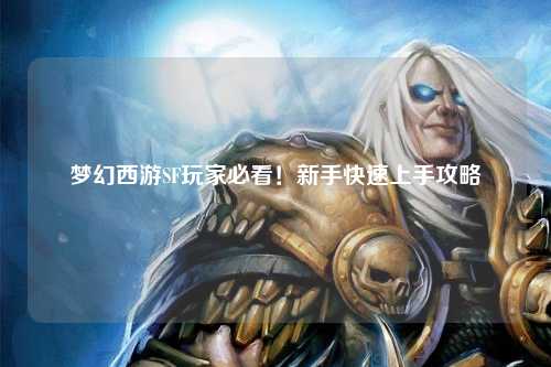 夢(mèng)幻西游SF玩家必看！新手快速上手攻略