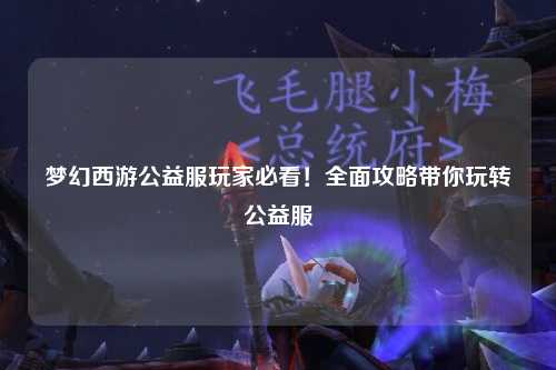 夢幻西游公益服玩家必看！全面攻略帶你玩轉(zhuǎn)公益服