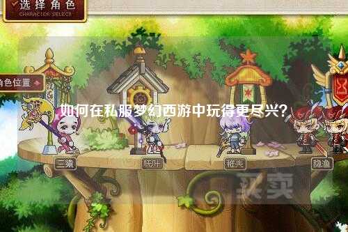 如何在私服夢(mèng)幻西游中玩得更盡興？