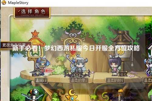 新手必看！夢(mèng)幻西游私服今日開服全方位攻略