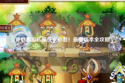 夢(mèng)幻西游私服玩家必看！最新版本全攻略